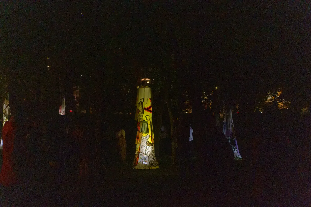 Wear Do Garments Gather? — Nuit Blanche 2025 by Oluuji. Image 8 of 15.