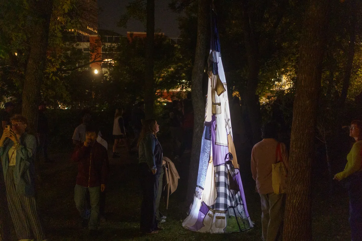 Wear Do Garments Gather? — Nuit Blanche 2025 by Oluuji. Image 11 of 15.