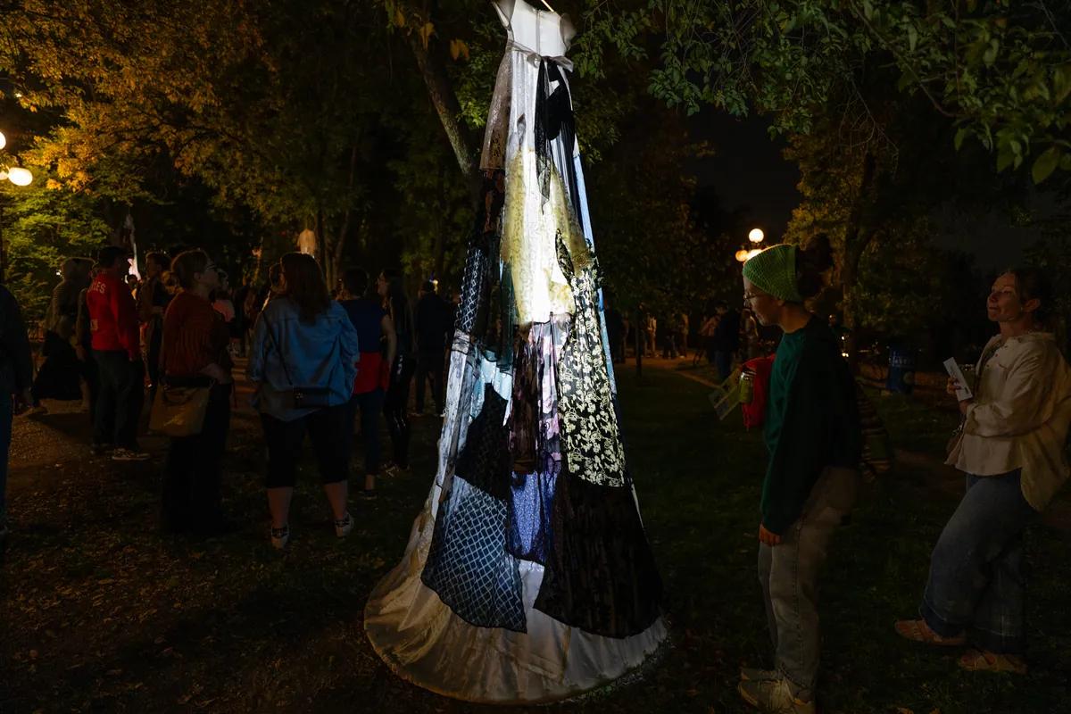 Wear Do Garments Gather? — Nuit Blanche 2025 by Oluuji. Image 14 of 15.