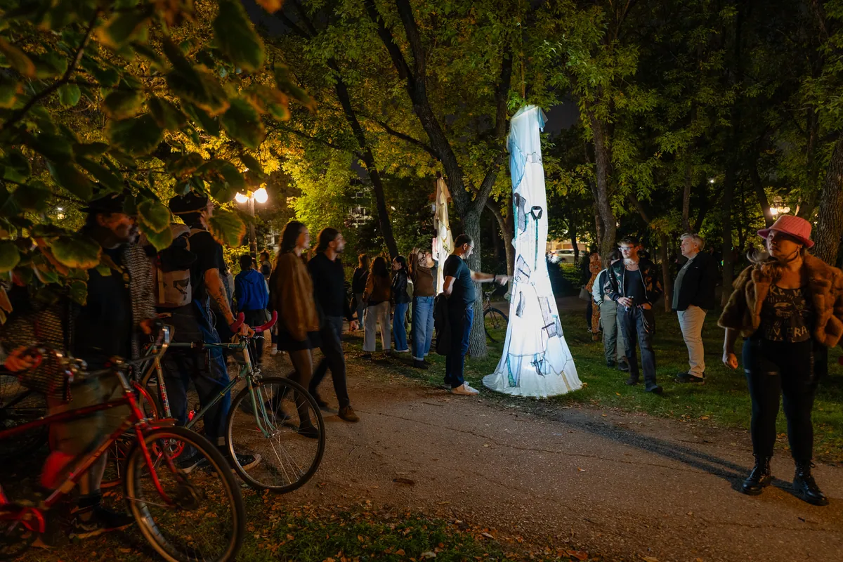 Wear Do Garments Gather? — Nuit Blanche 2025 by Oluuji. Image 5 of 15.