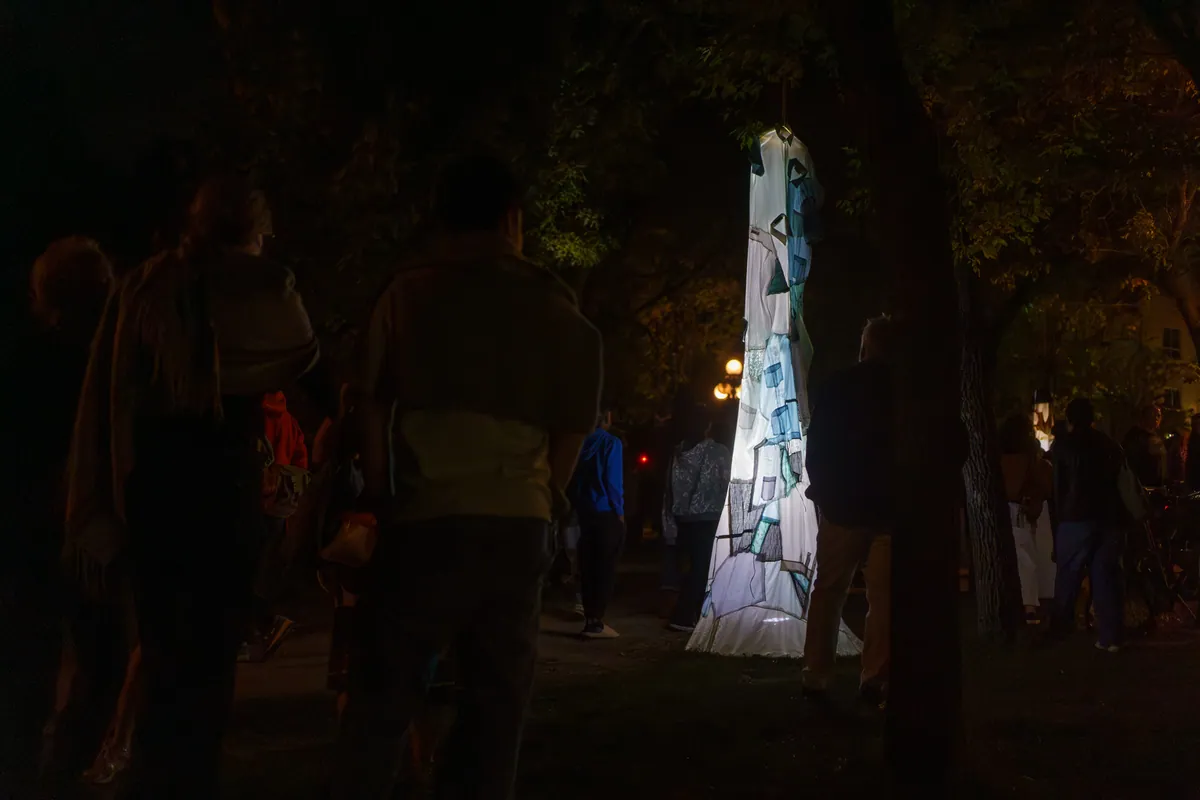 Wear Do Garments Gather? — Nuit Blanche 2025 by Oluuji. Image 9 of 15.