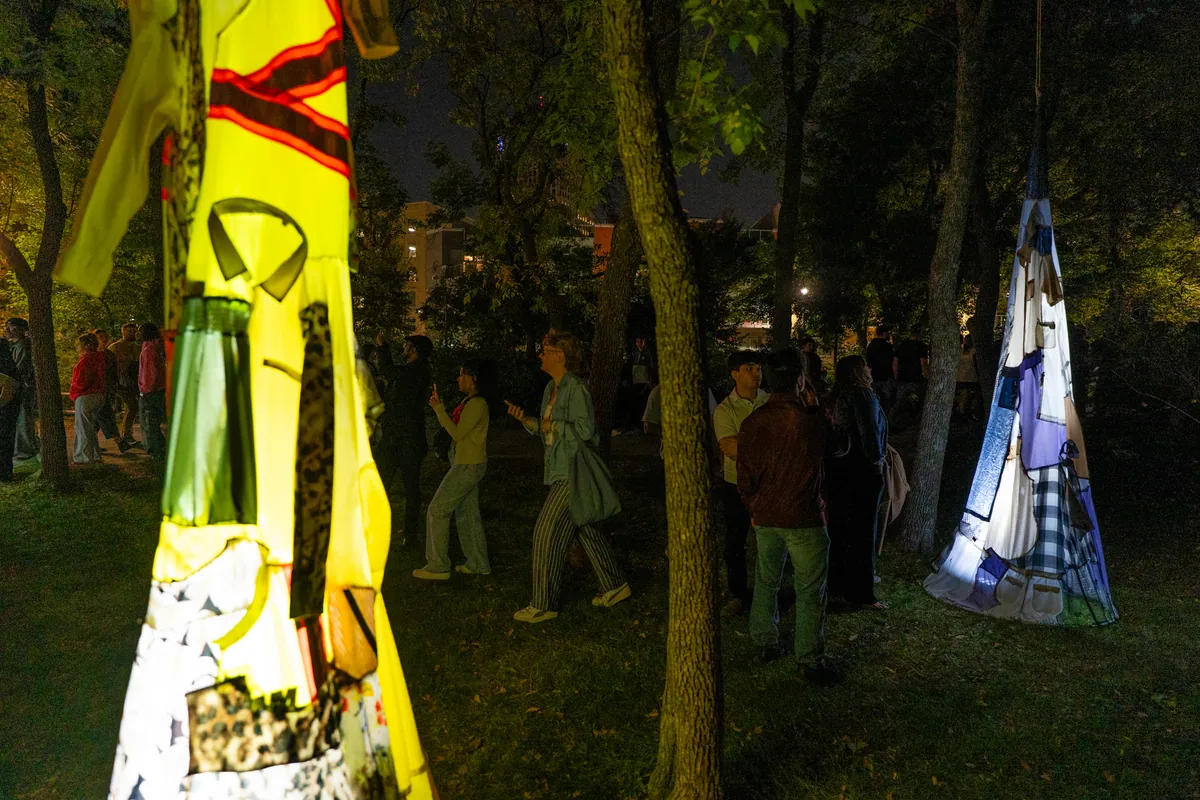 Wear Do Garments Gather? — Nuit Blanche 2025 by Oluuji. Image 12 of 15.