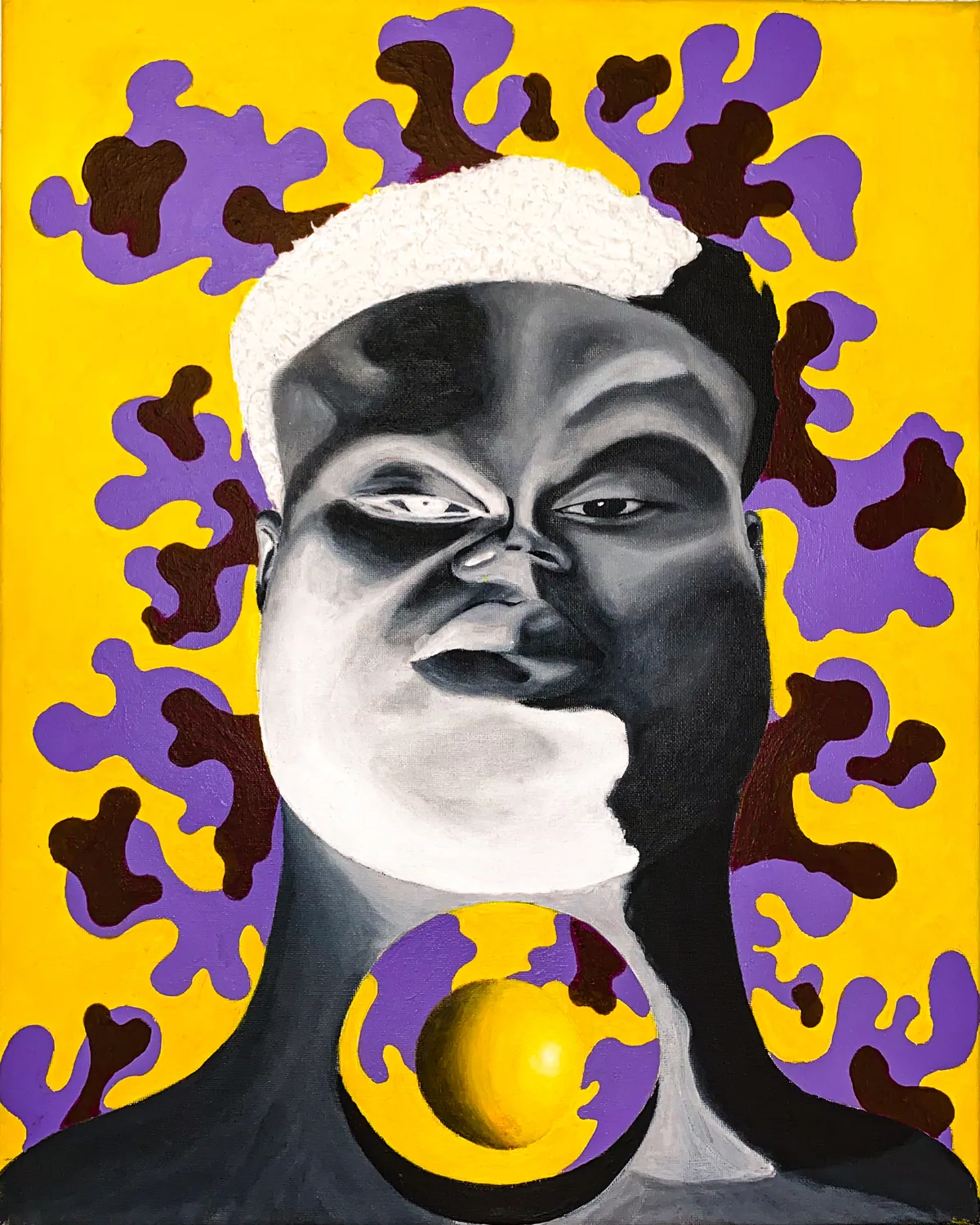 RON3. yellow — from Rainbow of Nostalgia (2021–2024) by Oluuji. Image 3 of 6.