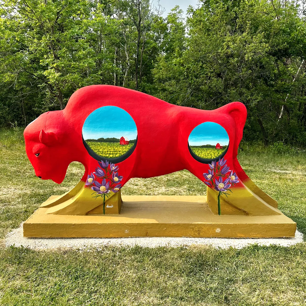 Bisons On The Boulevard — Roblin Boulevard by Oluuji. Image 2 of 8.