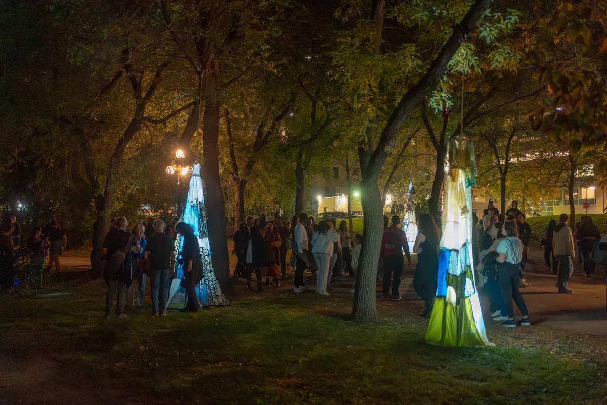 Wear Do Garments Gather? — Nuit Blanche 2025 by Oluuji. Image 2 of 15.