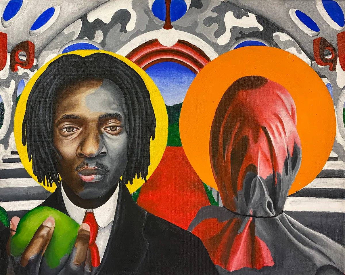 Man and his Eternal Bride (2022) by Oluuji. Image 1 of 1.