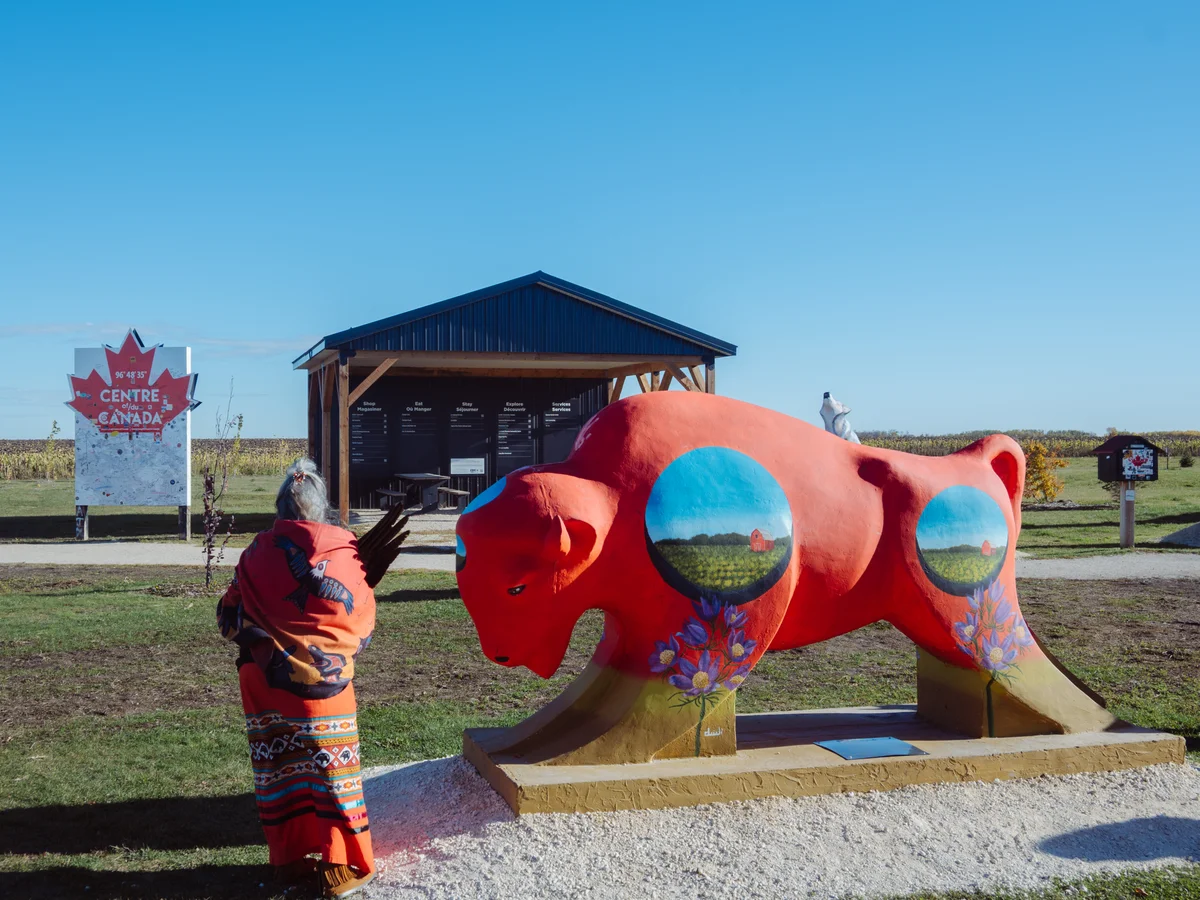 Bisons On The Boulevard — Centre of Canada by Oluuji. Image 1 of 5.